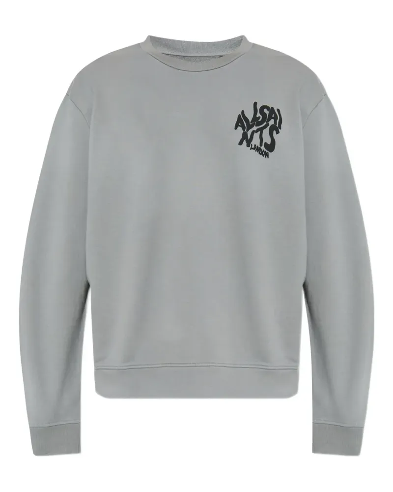 AllSaints Orlando Sweatshirt mit rundem Ausschnitt - Grau Grau