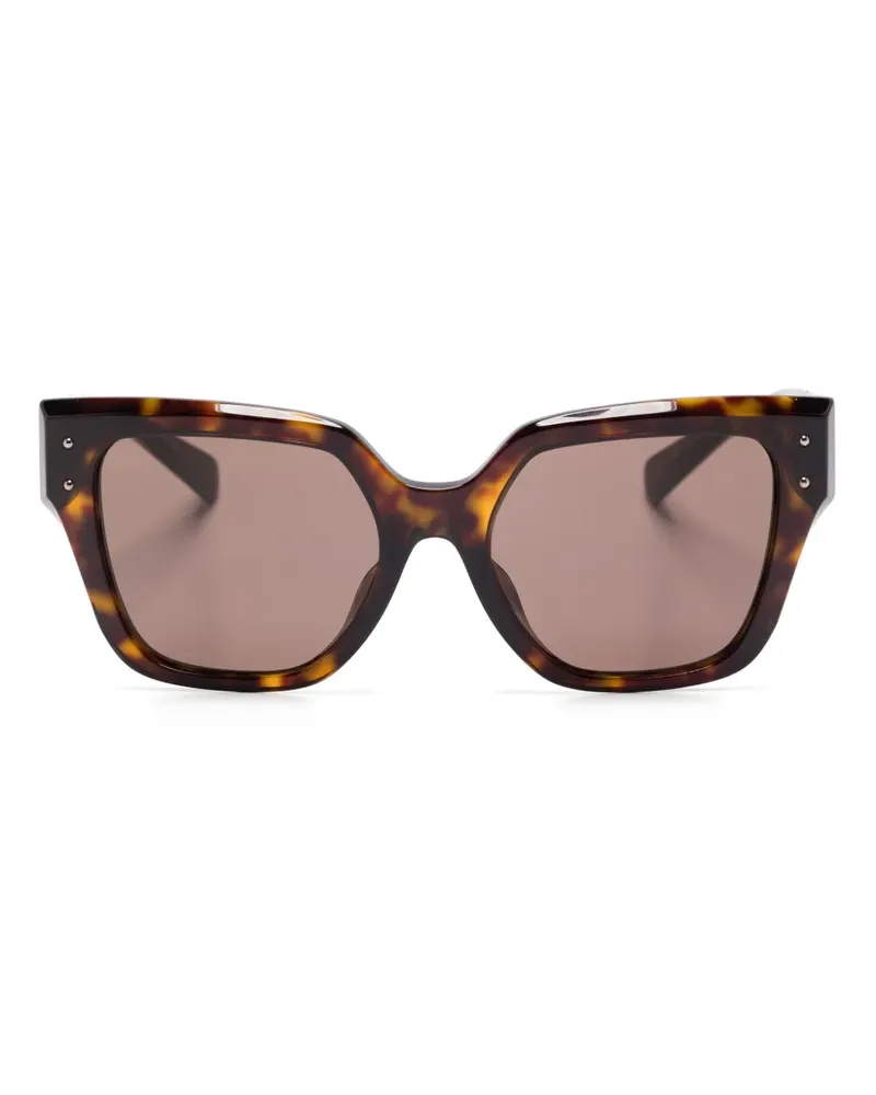 Dolce & Gabbana Sonnenbrille mit breitem Gestell - Braun Braun