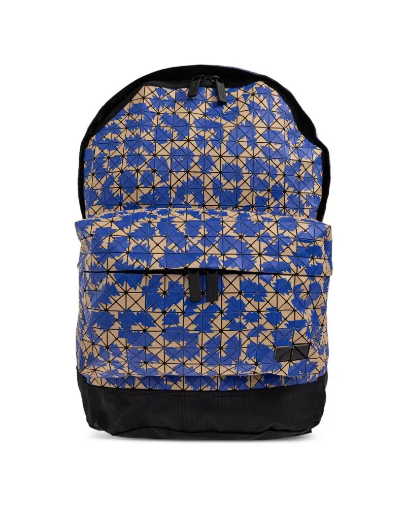Issey Miyake Geometrisch gemusterter Rucksack - Blau Blau