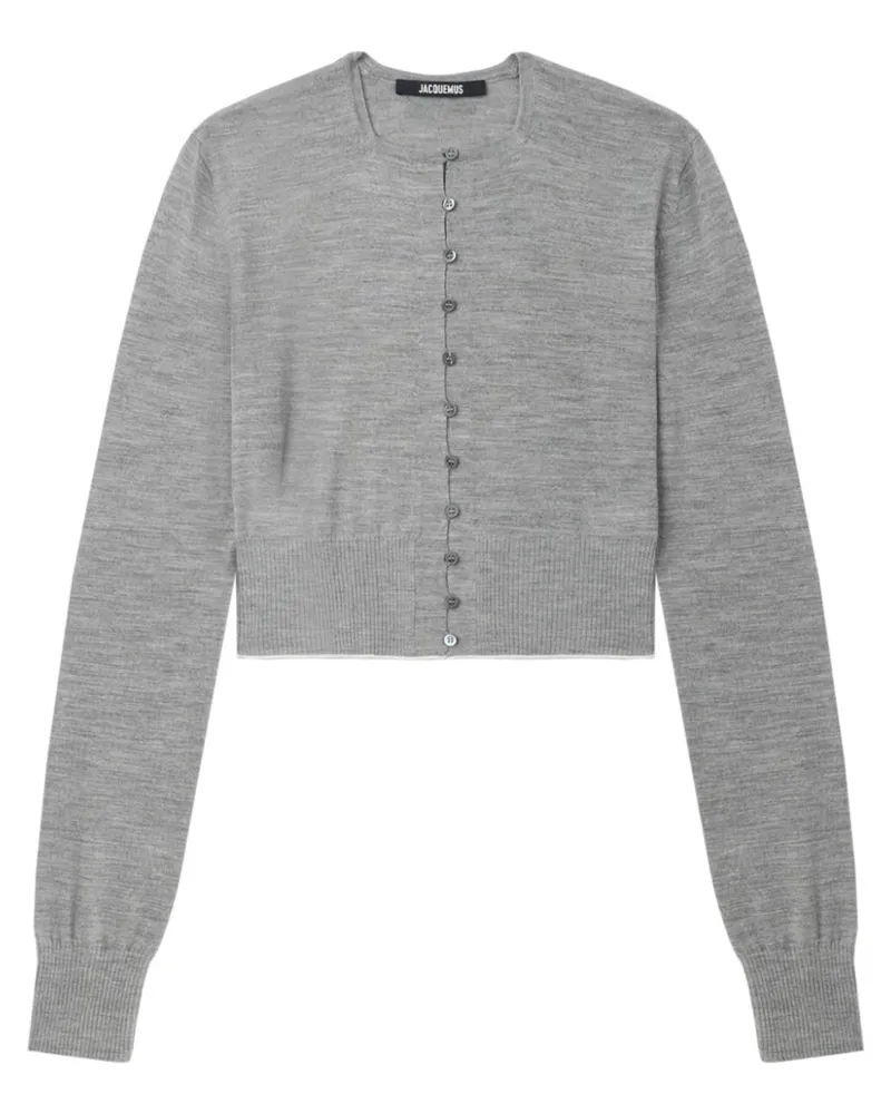 Jacquemus The Spiaggia Cardigan - Grau Grau