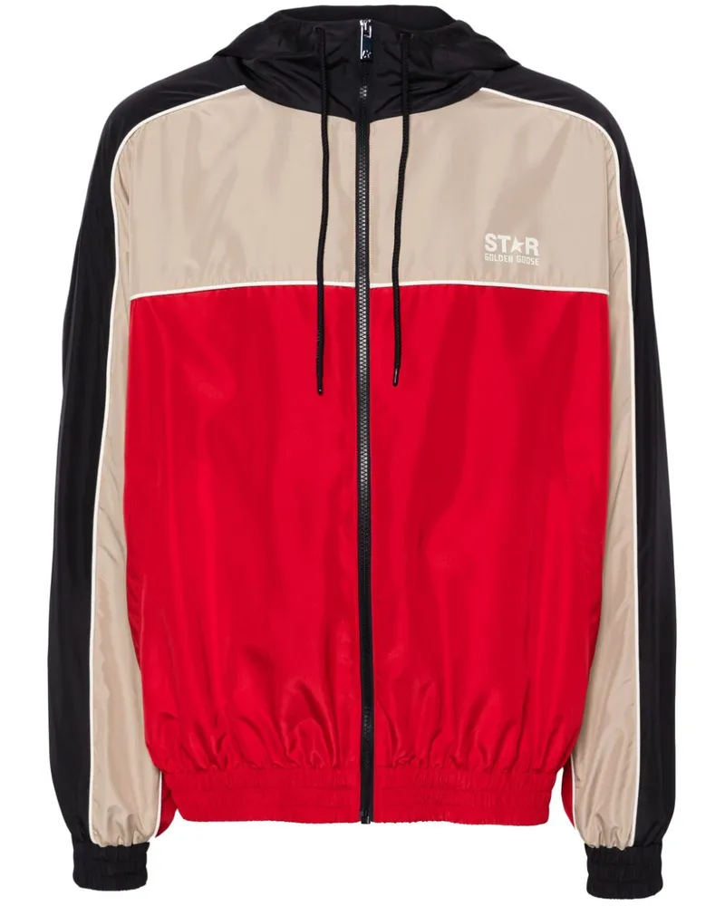Golden Goose Windbreaker mit Logo-Print - Grün Grün