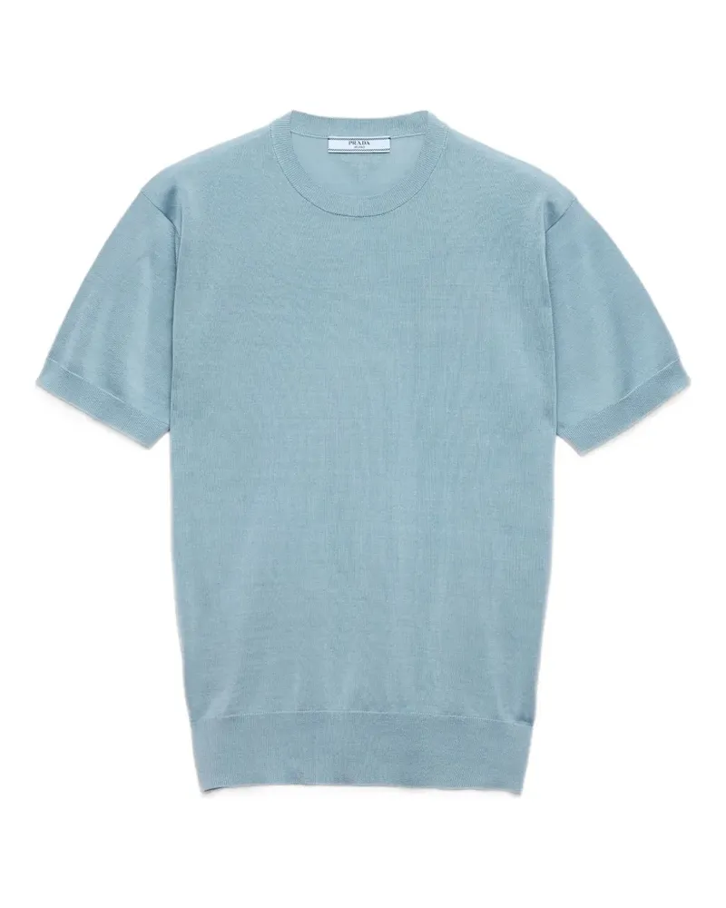 Prada Pullover mit rundem Ausschnitt - Blau Blau