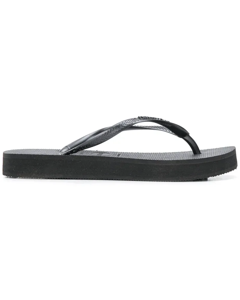 Havaianas Pantoletten mit Plateausohle - Grau Grau