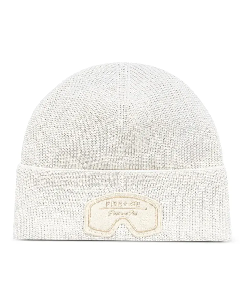 Bogner Fire & Ice goggle patch beanie - Weiß Weiß