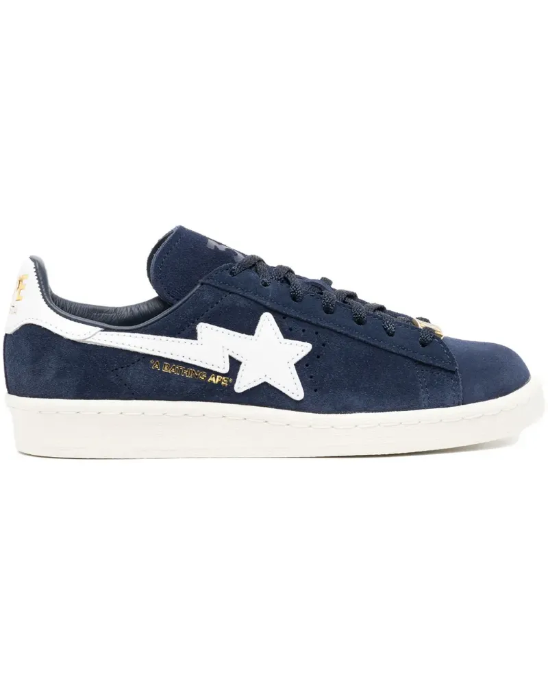 BAPE Sneakers aus Wildleder mit Stern-Patch - Blau Blau