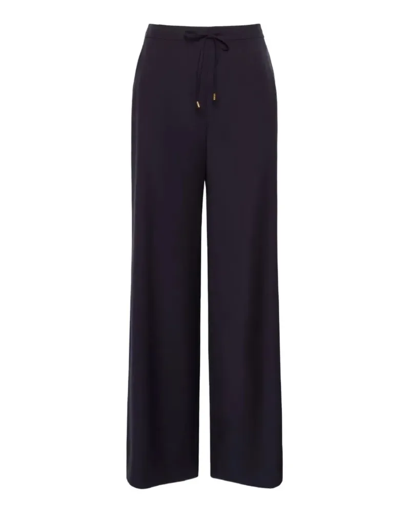 Max Mara drawstring wide-leg trousers - Blau Blau
