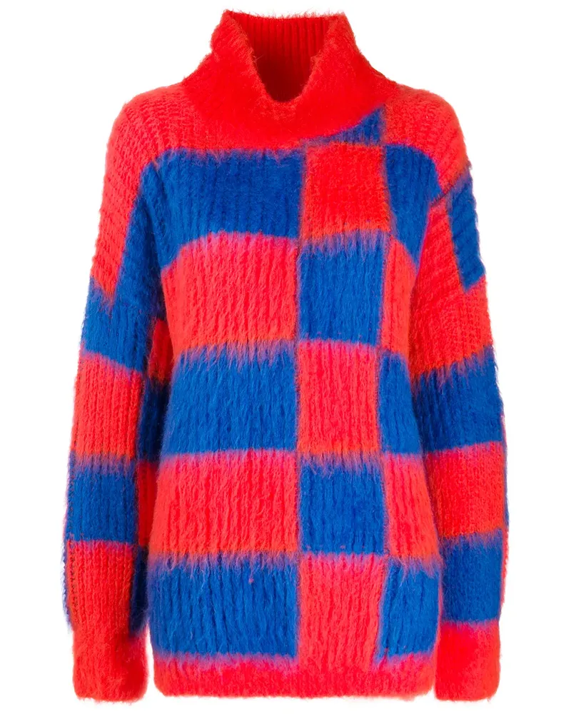 MSGM Oversized-Pullover mit Rollkragen - Orange Orange