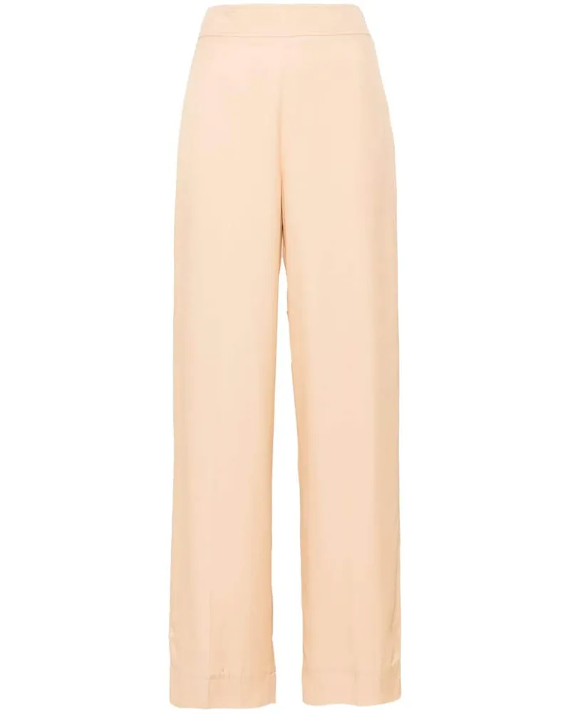 Jil Sander High-Waist-Hose mit geradem Bein - Nude Nude