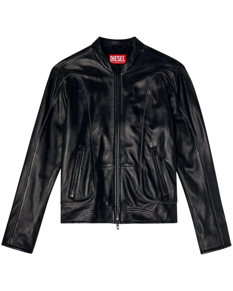 Diesel L-Krixy Jacke - Schwarz Schwarz