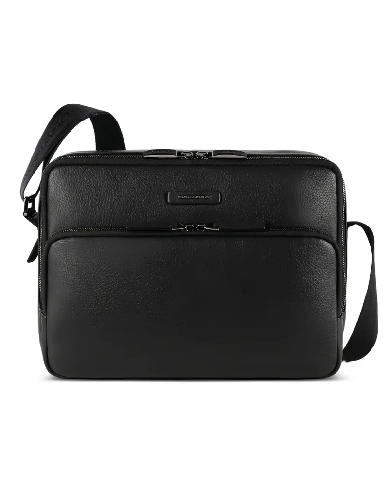 Piquadro iPad® 10.2''Air 10.9''Pro 11'' Schultertasche - Schwarz Schwarz