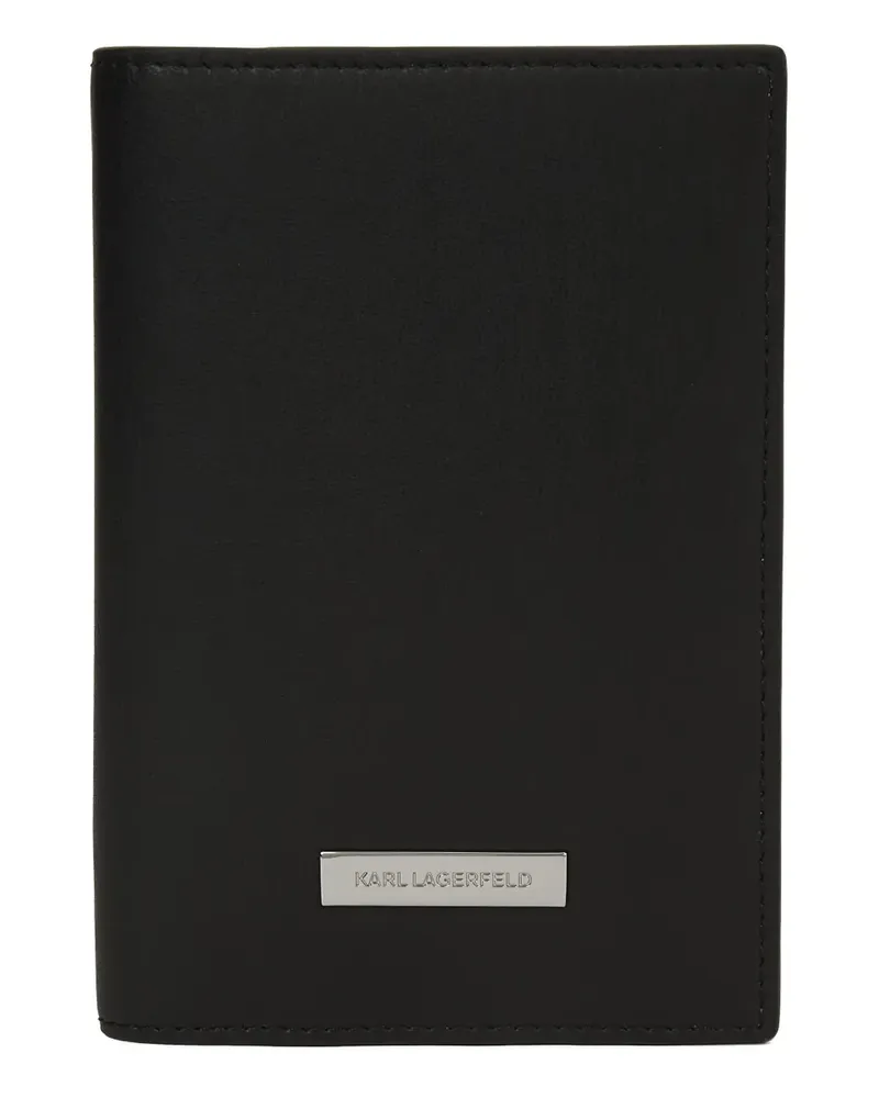 Karl Lagerfeld Ikon Pass-Etui - Schwarz Schwarz