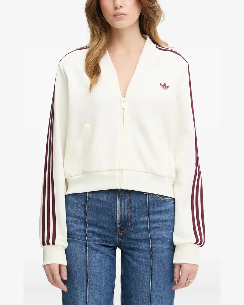 adidas V-Neck Superstar 3-Stripe sweat - Nude Nude