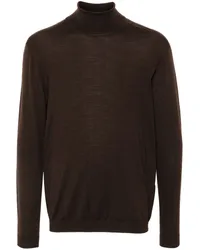 LARDINI Pullover mit Rollkragen Braun