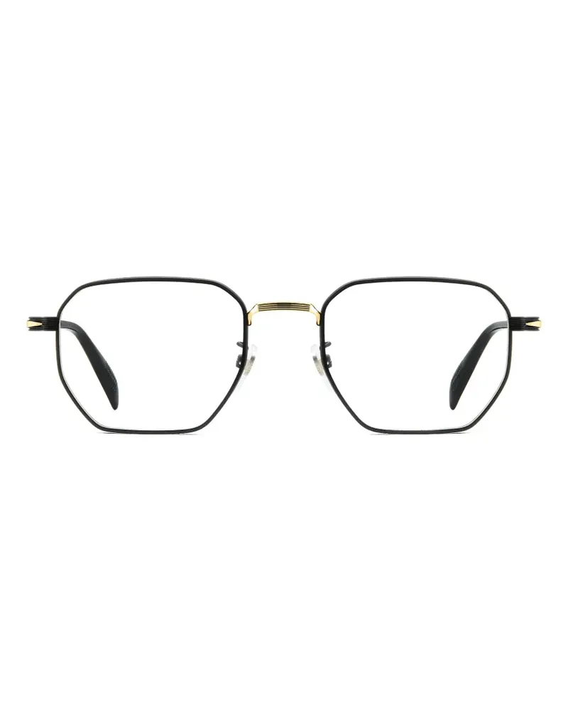 EYEWEAR by DAVID BECKHAM Brille mit geometrischem Gestell - Schwarz Schwarz