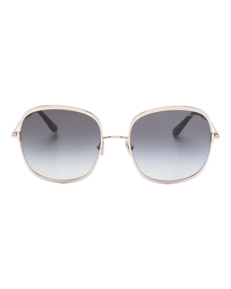 Tom Ford Sofia Sonnenbrille mit rundem Gestell - Rosa Rosa
