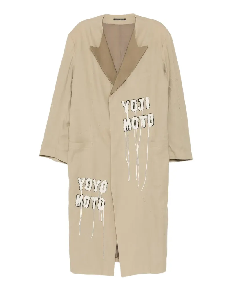 Yohji Yamamoto Einreihiger Mantel - Nude Nude