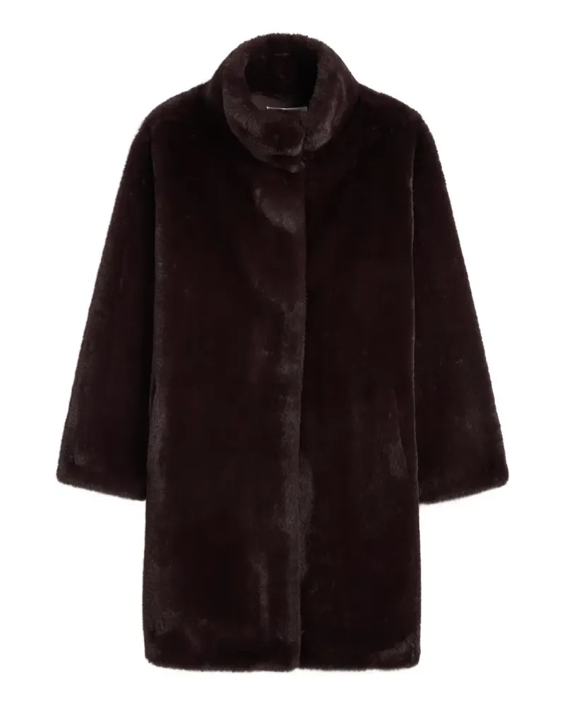 APPARIS Blair Mantel aus Faux Fur - Rot Rot