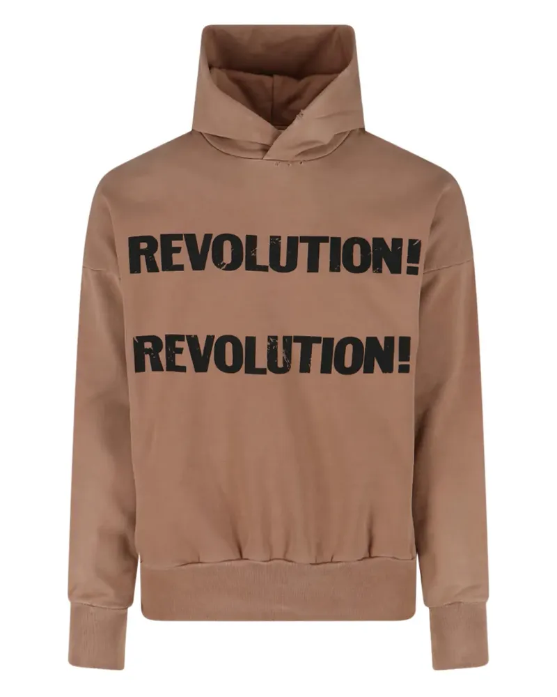 Fear of God Gerippter Hoodie - Braun Braun