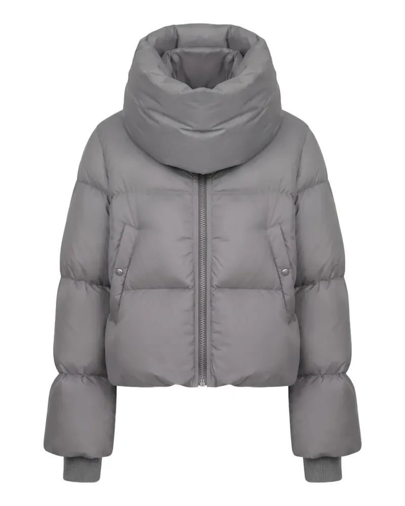 Rick Owens Gefütterte Jacke mit Stehkragen - Grau Grau
