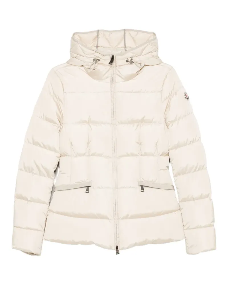 Moncler hooded quilted jacket - Nude Nude