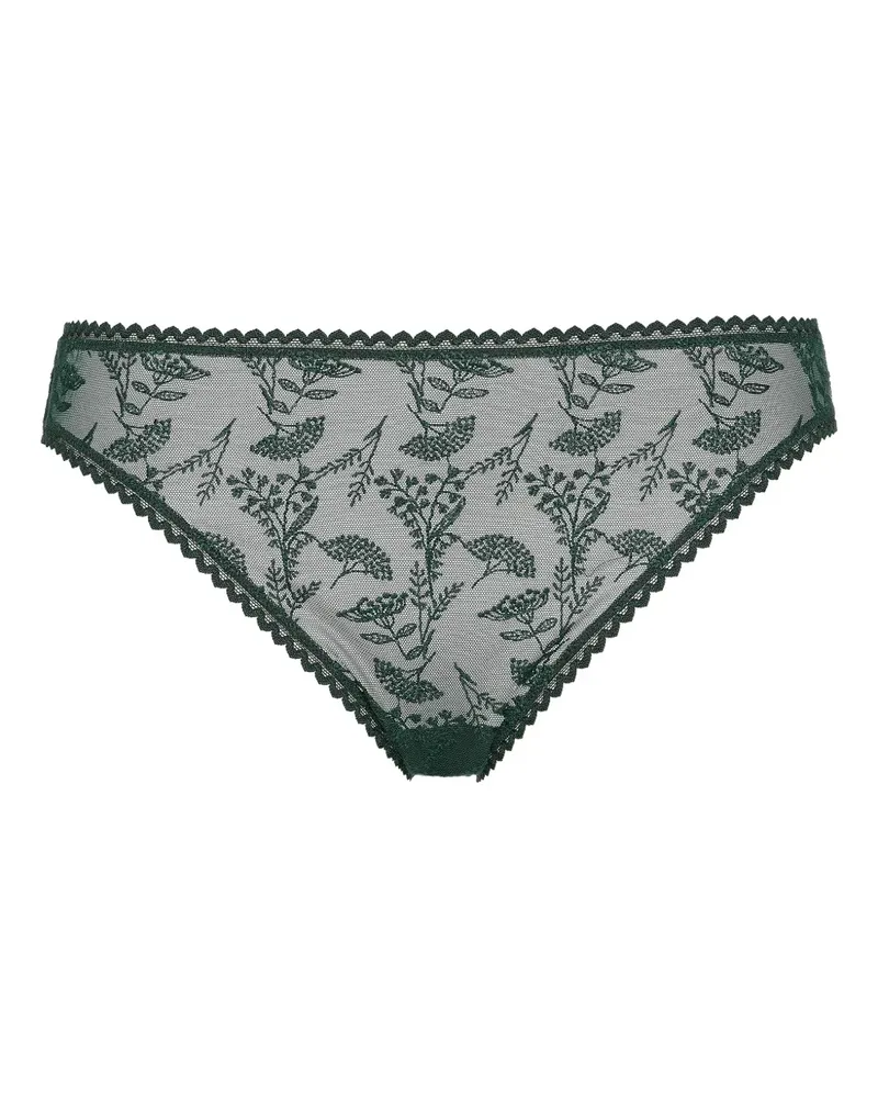 Eres Slip mit Blumen-Print - Grün Grün
