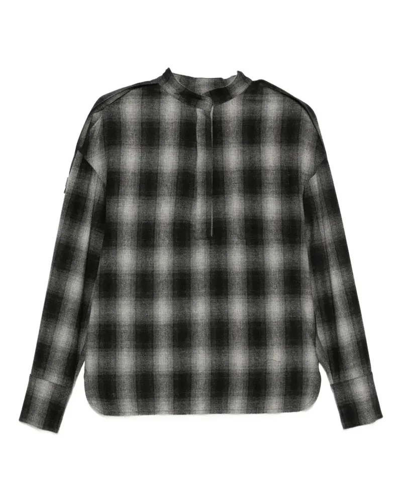 IRO Natte checked top - Grau Grau