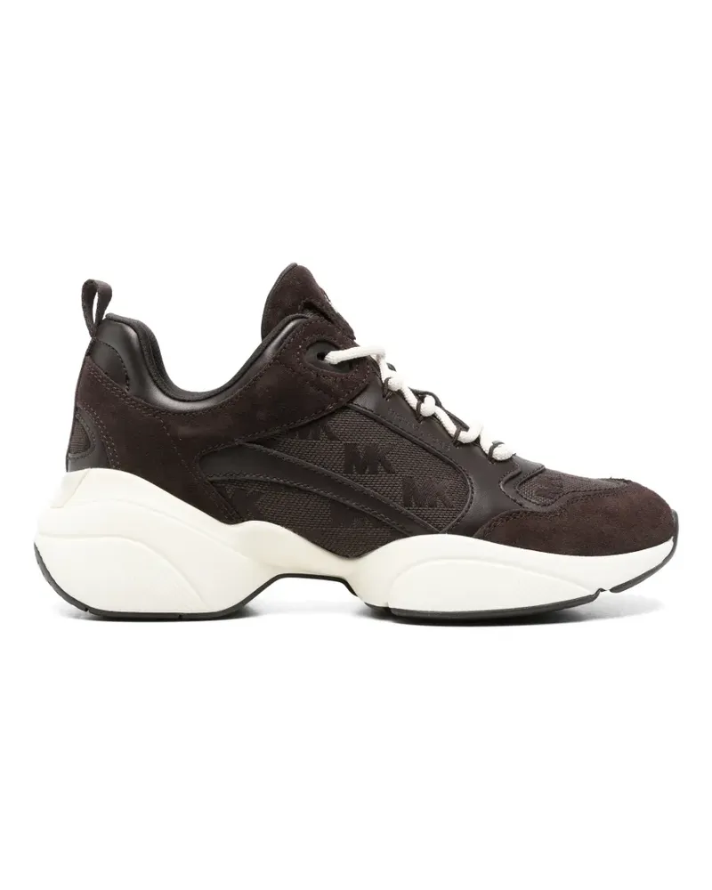 Michael Kors Bowie Sneakers mit Logo - Braun Braun