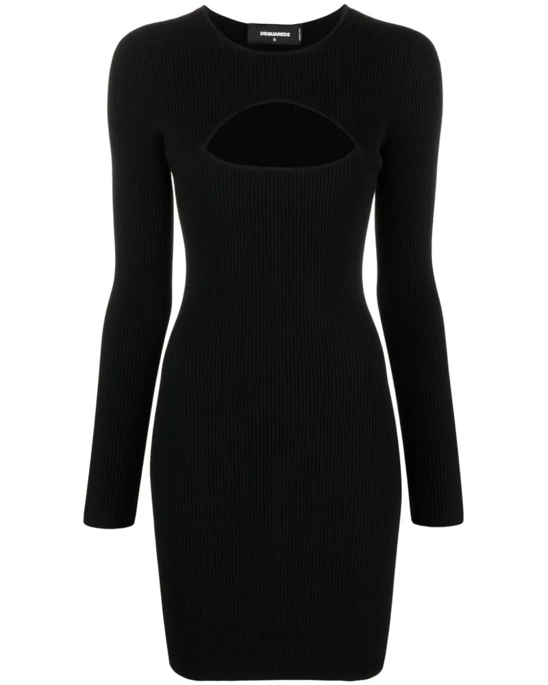 Dsquared2 Gaia Minikleid - Schwarz Schwarz