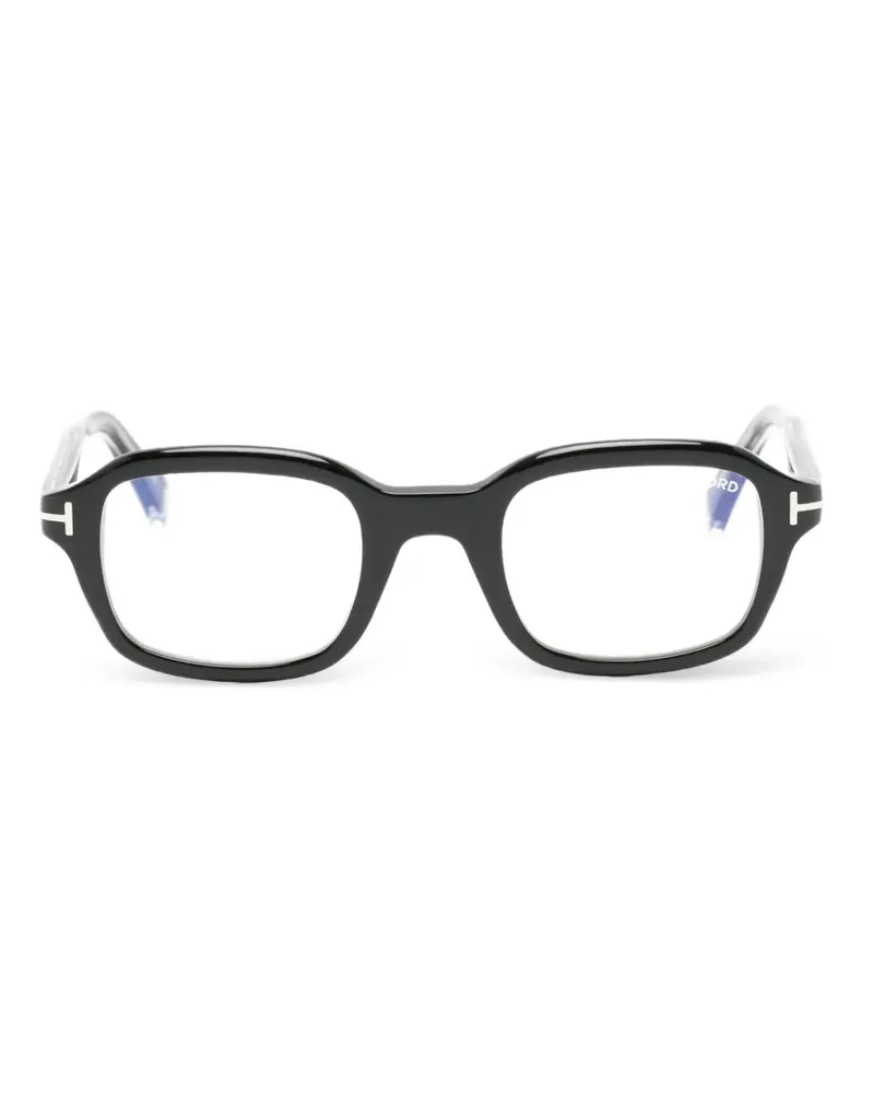 Tom Ford Icon Brille mit eckigem Gestell - Schwarz Schwarz