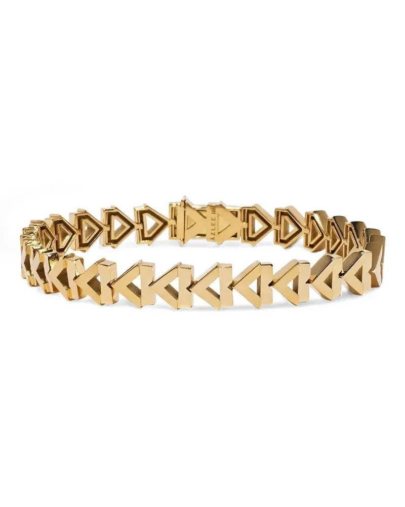 AZLEE Deco Chevron Armband - Gold Gold