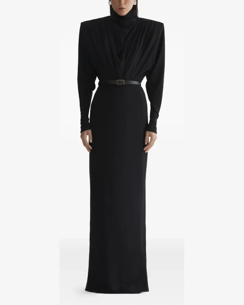 Thierry Mugler Rückenfreies Kleid - Schwarz Schwarz