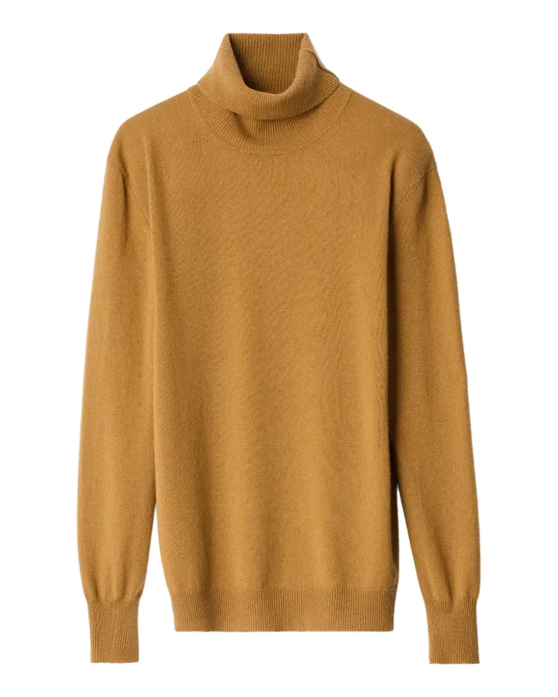 Christophe Lemaire stand-collar sweater in cashmere - Nude Nude