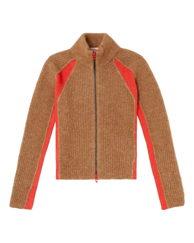 Diesel Louis Cardigan mit Reißverschluss - Braun Braun