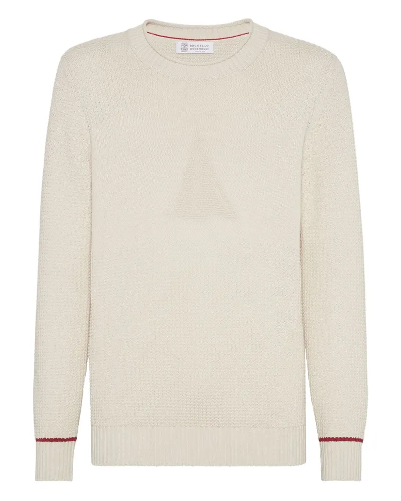 Brunello Cucinelli Klassischer Pullover - Nude Nude