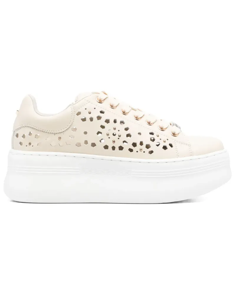 Cult Sneakers aus Leder - Nude Nude
