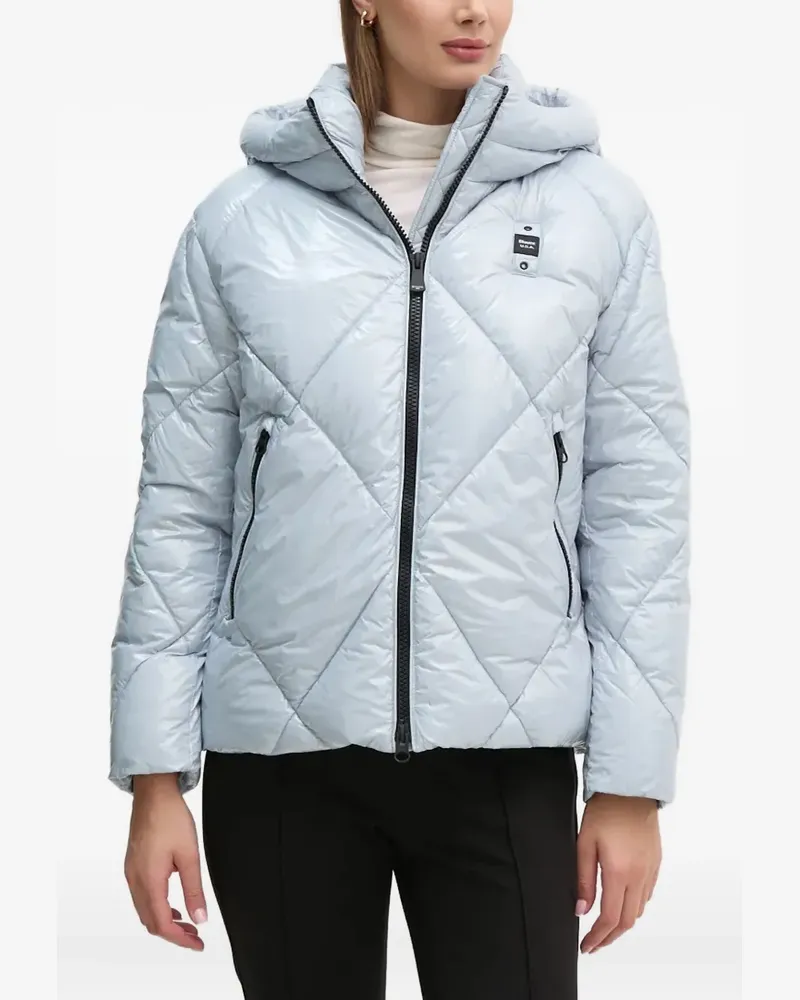 Blauer hooded quilted jacket Blau