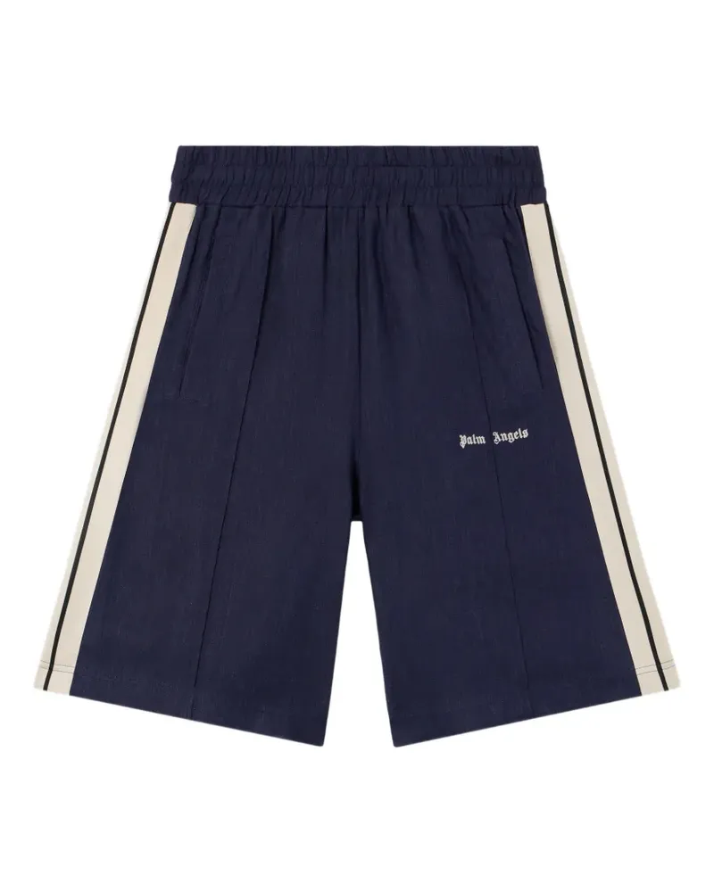 Palm Angels Joggingshorts mit Logo - Blau Blau