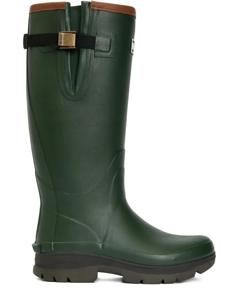 Barbour Tempest buckled rain boots - Grün Grün