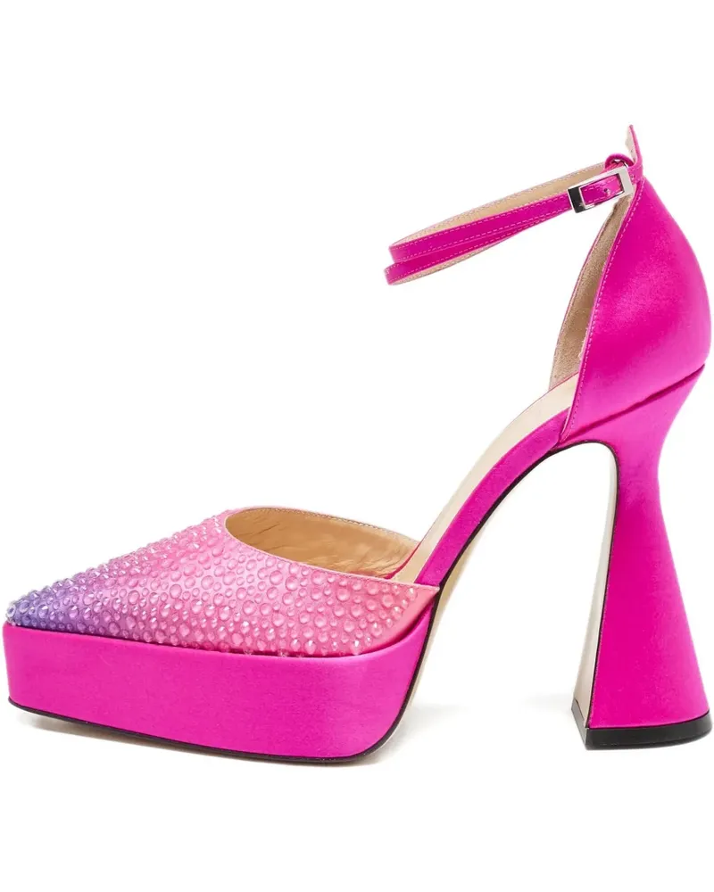 Mach & Mach Pre-owned Galaxy Pumps 130mm - Rosa Rosa