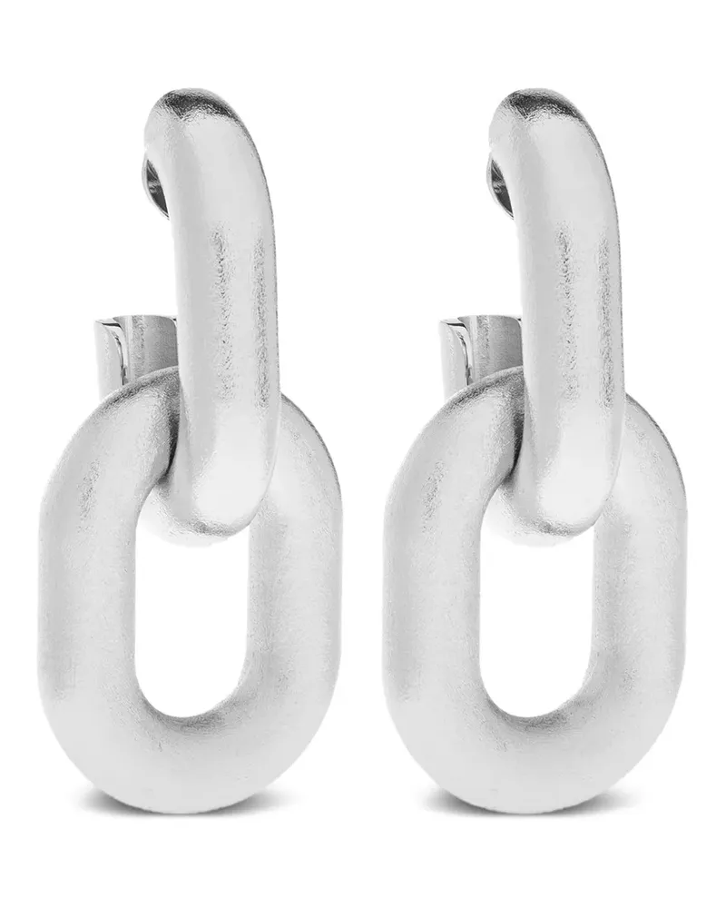 Dsquared2 Ohrringe aus Kettengliedern - Silber Silber