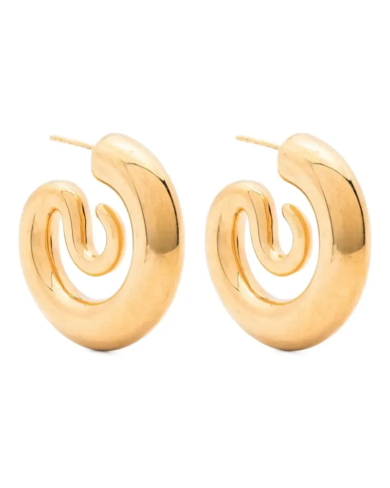 PANCONESI Serpent hoop earrings - Gold Gold