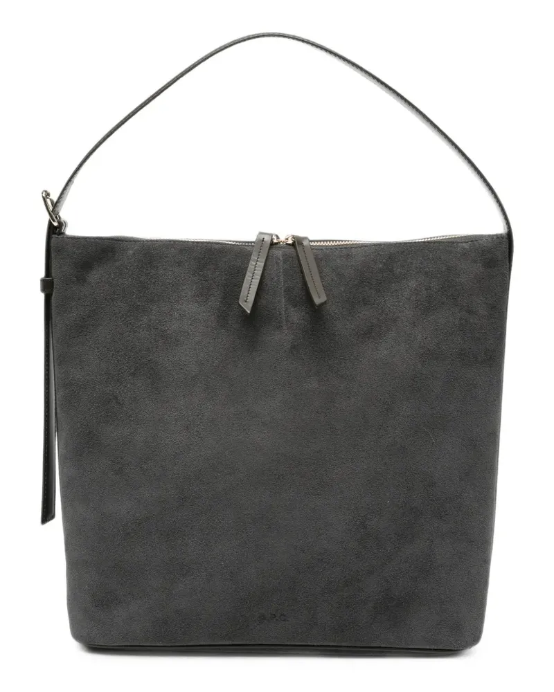 A.P.C. Vera Schultertasche - Grau Grau
