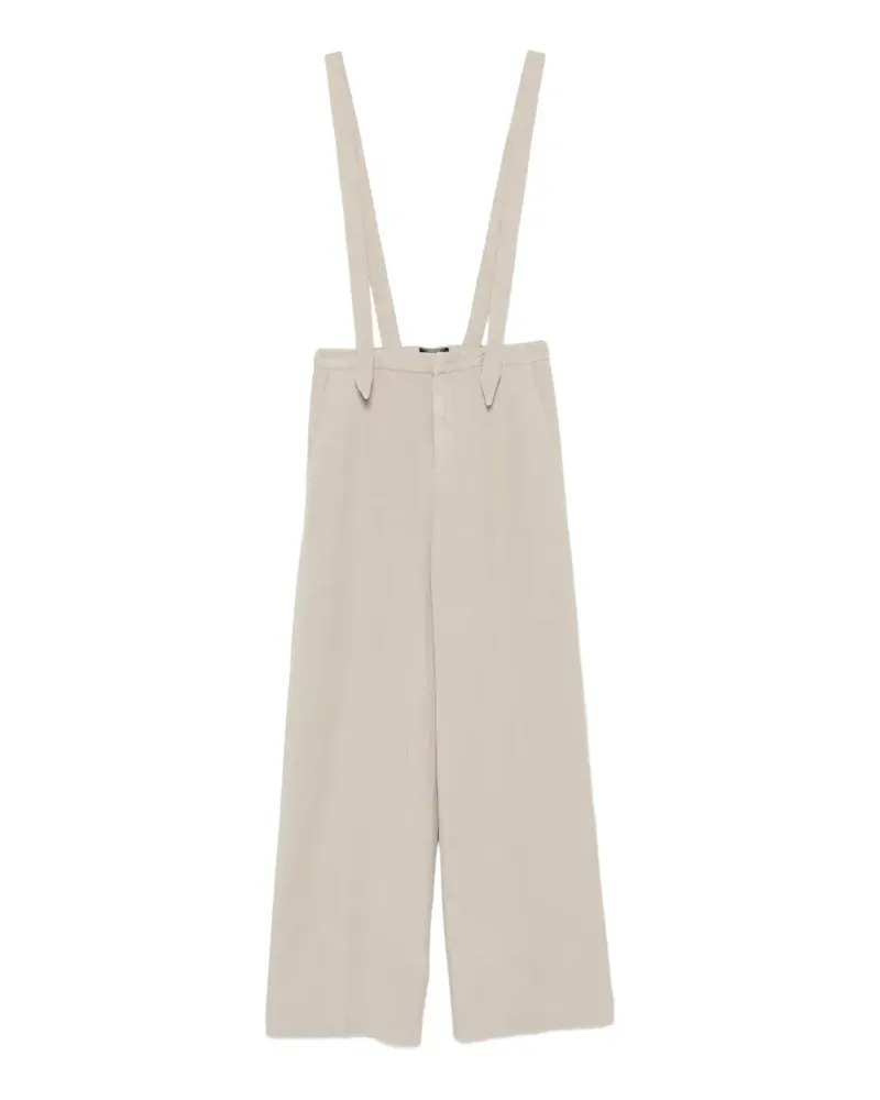 Dondup Palazzohose mit Hosenträgern - Nude Nude