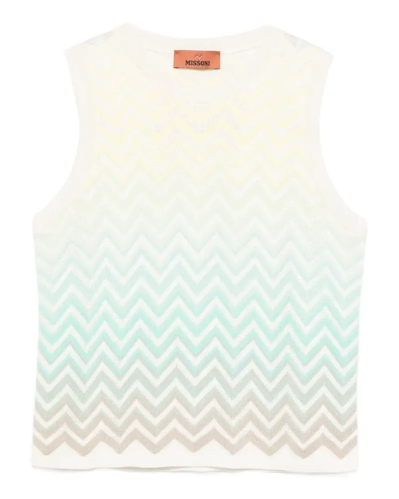 Missoni Gestricktes Oberteil mit Zickzackmuster - Nude Nude