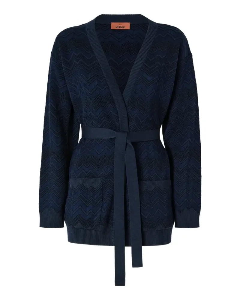 Missoni Gestrickter Cardigan - Blau Blau