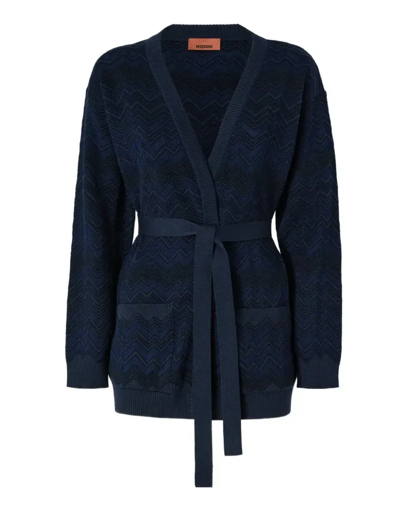 Missoni Gestrickter Cardigan - Blau Blau