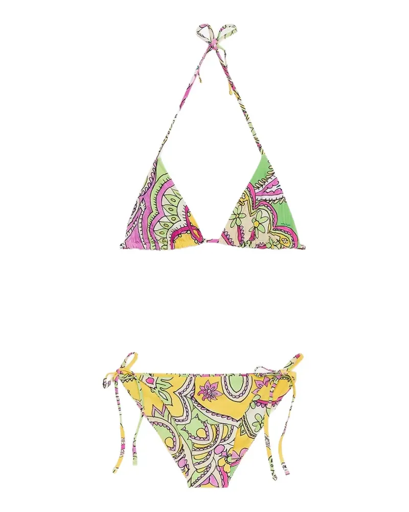 Maliparmi Bikini mit Paisleymuster - Grün Grün