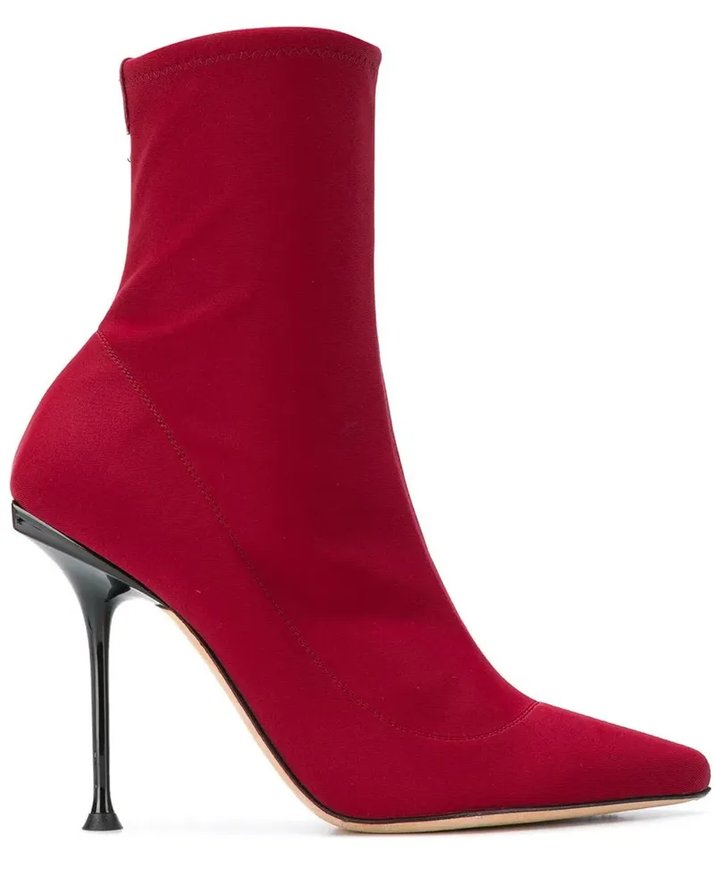Sergio Rossi Milano' Sock-Boots - Rot Rot