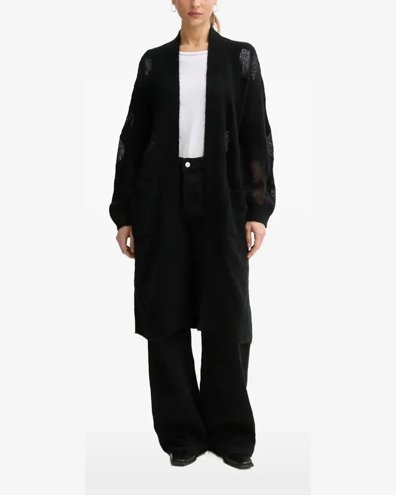 Benetton open-front cardigan - Schwarz Schwarz