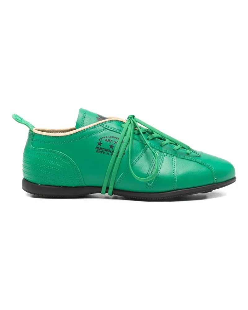 Pantofola d´Oro logo-print lace-up sneakers - Grün Grün